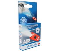 WEICON TOOLS - Lampada da lavoro a LED per spelafili, visione perfetta al buio, 3 livelli, ricaricabile USB-C, rosso