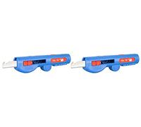 WEICON TOOLS Sguainatore Quadro No. 16, 4 in 1: Spelafili 8-13 mm, spellacavi 0,5-6 mm², lama a uncino, Made in Germany