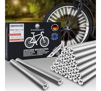 Weidebach® 36 o 72 riflettori per Raggi Bicicletta, riflettori Approvati StVZO per Raggi di Bicicletta, riflettori per Raggi di Bicicletta per la Massima visibilità nel Traffico