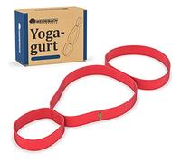 Weidebach®, efficiente Cintura da Yoga con Passanti, facilita Gli Esercizi di Stretching, Cintura con Passanti per Un rapido Allenamento e flessibilità, Robusta Cintura da Yoga per Lo Stretching