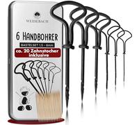 WEIDEBACH® Set di 6 punte per castagno, punta da 1,5
