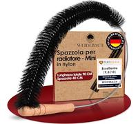 WEIDEBACH® Spazzola Termosifoni da 90 cm / 40 cm, Lunga in Nylon per la Pulizia dei Termosifoni Senza Peli Animali, Entra in Ogni Angolo