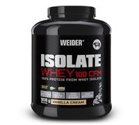 Weider Isolate Whey 100CFM (908g) Gusto Crema di Vaniglia, 26g Isolato di Proteine del Siero di Latte/porzione, Con Enzimi, Senza Zuccheri Aggiunti, imballaggio 50% Riciclato e 100% Riciclabile