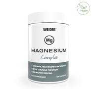 WEIDER MAGNESIUM COMPLEX 120 Capsule Magnesio Bisglicinato Citrato Malato Vegano
