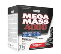 WEIDER Mega Mass 4000 Gainer 7 Kg 7000 G Glutammina BCAAs Creatina (15,00€/Kg)