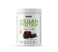 Weider Vegan Protein (540g) Gusto Cioccolato Brownie, 21g Proteine/dose