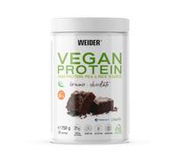 Weider Vegan Protein (750g) Gusto Cioccolato. Proteine Vegane 21g/dose isolate di piselli e riso, Con Vitamina B12 e Stevia, Senza Glutine, Senza Zucchero, Contenitore 50% Riciclato, 100% Riciclabile