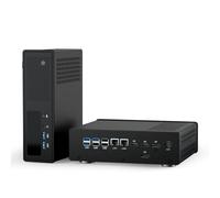 WEIDIAN AI Mini PC RTX 5050, Mini PC Gaming AI Ultra 7-165H 64GB DDR5 1TB NVME SSD 2TB HDD, 8K 2DP 2HD, WiFi7 BT5.4, 8USB, Computer Industriale con Supporto Gestione Remota AMT | 7 x 24H Operation