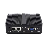 WEIDIAN Mini PC Industriale Fanless PC N100 4GB RAM 64GB SSD 2x RS232 COM | Computer Industriale 2x RJ45 LAN, HD VGA, 2x USB2.0 2x USB3.0, Win 11 Mini Computer Senza Ventola Supporto Auto Power On
