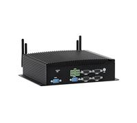 WEIDIAN Mini PC Industriale Win 11 Pro, Fanless PC Senza Ventola i7-10510U 32GB RAM 1TB SSD, Computer Industrial 2x CAN Bus, 6x COM RS232/422/485, GPIO, 4K 3x Display, 2 Lan 8 USB WiFi6 BT5.2