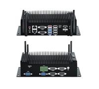 WEIDIAN Mini PC Senza Ventola, Mini Computer i5 10210U, PC Industriale Fanless Con 2CAN-BUS, 6COM, 8USB, HD USB-C DP Triple Display, GPIO, Win11, Auto Power On(16GB RAM 512GB M.2 SSD)