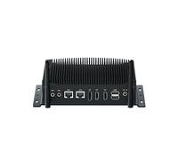 WEIDIAN Mini PC Senza Ventola Silenzioso, Mini Computer Core i7-10510U, PC Industriale Dual HD+DP Triple Display, 2RS232 COM, 6USB, GPIO, WiFi, BT, Win 11/Linux/Ubuntu (16GB DDR4 RAM 512GB SSD)