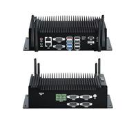 WEIDIAN PC Industriale, Fanless Computer Core i7 10510U, Mini Industriale PC Win 11, Dual Ethernet, 6RS232 COM, HD Type-C DP Triple Display, 8USB, 2GPIO, WiFi, BT4.2 (32GB DDR4 RAM 512GB SSD)
