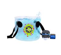 WEIDMAX Kit Secchio d'acqua Pieghevole, Contenitori d'acqua da Campeggio Multifunzionale Secchio Pieghevole per Campeggio, Pesca, Escursioni, Autolavaggio, Pulizia, ecc.(10L)