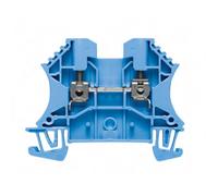 Weidmüller 1020080000-100 Morsetto passante componibile A vite Blu 100 pz.