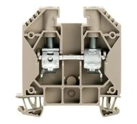 Morsetto Weidmuller componibile passante 16mmq Beige 1020400000