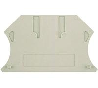 Weidmüller 1050100000-1 Piastra terminale Adatto per (dettagli): WTR 2,5, WTR 4, WSI 6 Grigio 1 pz.