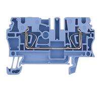 Weidmüller 1608630000-1 Morsetto passante componibile A molla Blu 1 pz.