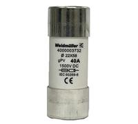 Weidmüller 4000003732 FUSE WSFL 22X58 40A 1K5V GPV Fusibile Contenuto 10 pz.