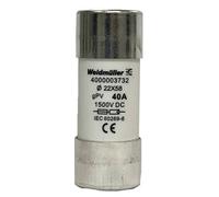 Weidmüller 4000003732 FUSE WSFL 22X58 40A 1K5V GPV Fusibile Contenuto 10 pz.