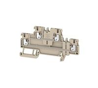 Weidmüller Morsetto passante doppio A2T 1.5 2469370000 beige, 50 pezzi.