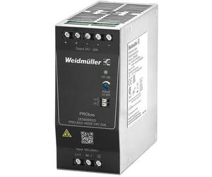 Weidmüller PRO BAS 480 W, 24 V, 20 A, alimentatore di rete (DIN Rail), contenuto 1 pezzo.