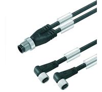 Weidmüller SAIL-ZW-M8BW-3-10U Cavo di Segnale 10 m Nero