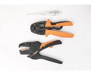 Weidmüller Set di 3 pezzi (composto da pinze crimpatrici, pinze spelafili e utensili da taglio, in L-BOXX, set di utensili) 490136
