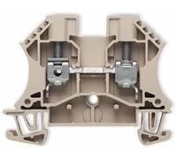 Morsetto Weidmuller componibile passante 6mmq Beige 1020200000