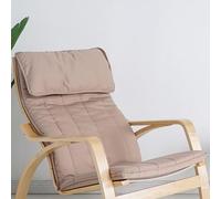 WEIDPHL Cuscino Di Ricambio Per Sedia Cotton Poang, Fodera Per Poltrona Multicolore, Cuscino in Tessuto Staccabile, Sedia Cotton Poang Imbottita Spessa,Cachi