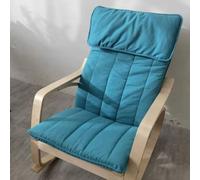 WEIDPHL Cuscino Di Ricambio Per Sedia Cotton Poang, Fodera Per Poltrona Multicolore, Cuscino in Tessuto Staccabile, Sedia Cotton Poang Imbottita Spessa,Blu
