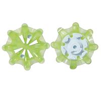 weiemgs 14 Pezzi Spikes Golf Con Chiave - Compatibile Con ASICS, Adidas, Callaway, Cuater, Ecco, FootJoy, Johnston, New Balance, Nike, Oakley, Puma, SQAIRZ, Under Armour, Fast Twist 3.0,(Verde)