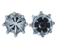 weiemgs 14 Pezzi Spikes Golf Con Chiave - Compatibile Con ASICS, Adidas, Callaway, Cuater, Ecco, FootJoy, Johnston, New Balance, Nike, Oakley, Puma, SQAIRZ, Under Armour, Fast Twist 3.0,(Grigio)