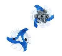 weiemgs 16 Pezzi Spike Scarpe Golf Con Chiave - Compatibile Con Adidas, Asics, Callaway, Cuater, Ecco, Footjoy, New Balance, Nike, Oakley, Puma, Squairz, Under Armor, Fast Twist 3.0(Blue gray)