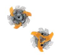 weiemgs 16 Pezzi Spike Spikes Golf Gomma - Tacchetti Spikes Scarpe Golf - Compatible con Fast Twist 3.0, Fast Twist, Tour - Tri - lok, Slim Lok Sistemi(D.,16 and 1 wrench)