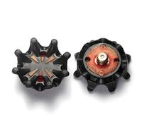 weiemgs 18 Pezzi Small Metal Thead - Compatibile Con Spikes Golf Adidas 2001-2006, Ecco World Class Series, Footjoy Classics/dry Première, 1857, Nike Before 2001, Puma Sf Lux Limited(Nero)