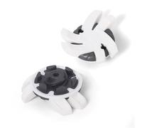 weiemgs 20 Pezzi Golf Spikes Con Chiave - Compatibile Con FootJoy, Nike, Callaway, Puma, ASICS, SQAIRZ, Johnston & Murphy, Payntr, Under Armour, Adidas, Okaley, Fast Twist 3.0, Sistemi(Bianca)