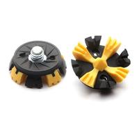 weiemgs 20 Pezzi Small Metal Thead - Compatibile Con Spikes Golf Adidas 2001-2006, Ecco World Class Series, Footjoy Classics/dry Première, 1857, Nike Prima Del 2001, Puma Sf Lux Limited(Giallo)