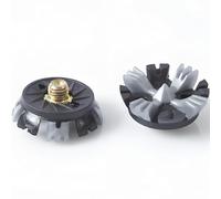 weiemgs 20 Pezzi Small Metal Thead - Compatibile Con Spikes Golf Adidas 2001-2006, Ecco World Class Series, Footjoy Classics/dry Première, 1857, Nike Prima Del 2001, Puma Sf Lux Limited(Grigio)