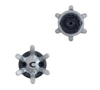 weiemgs 20 Pezzi Spike Per Scarpe Da Golf - Compatibile Con ASICS, Callaway, Ecco, FootJoy, Johnston & Murphy, New Balance, Nike, Oakley, Puma, SQAIRZ, Under Armour, Slim-LOK Sistemi(Gray a)