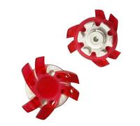 weiemgs 20 Pezzi Spike Per Scarpe Da Golf Con Chiave - Compatibile Con FootJoy, Nike, Callaway, Puma, ASICS, SQAIRZ, Payntr, Under Armour, Adidas, Fast Twist 3.0, Tour Lok Sistemi(Rosso)