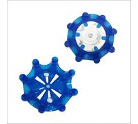 weiemgs 20 Pezzi Spike Per Scarpe Da Golf Con Chiave - Compatibile Con FootJoy, Nike, Callaway, Puma, New Balance, ASICS, SQAIRZ, Murphy, Payntr, Under Armour, Adidas, Sistemi Fast Twist 3.0(Blu)