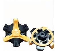 weiemgs 20 Pezzi Spike Per Scarpe Da Golf Con Chiave Compatibile Con Tacchetti Scarpe Da Golf Fast Twist 3.0, Slim Lok, Tour Lok, Fast Twist, Tri-Lok.(Giallo)