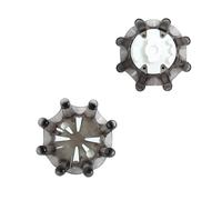 weiemgs 20 Pezzi Spike Per Scarpe Da Golf Con Chiave Inglese - Compatibile Con Adidas, Skechers, Oakley, Puma, Callaway, Pins Interfaccia(Grigio)