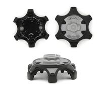 weiemgs 20 Pezzi Spike Per Scarpe Da Golf Spikes Con Chiave - Compatibile Con Adidas, Skechers, Callaway, Puma, Under Armour, Oakley, FootJoy, Pins Sistemi(Nero)