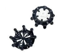 weiemgs 20 Pezzi Tacchetti Scarpe Golf Con Chiave - Compatibili Con FootJoy, Callaway, New Balance, Nike, Adidas, UA, ECCO, Cuater, SQAIRZ, ASICS, Fast Twist 3.0 Interfaccia(Nero)