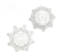 weiemgs 20 Pezzi Tacchetti Scarpe Golf Con Chiave - Compatibili Con FootJoy, Callaway, New Balance, Nike, Adidas, UA, ECCO, Cuater, SQAIRZ, ASICS, Fast Twist 3.0 Interfaccia(Bianca)