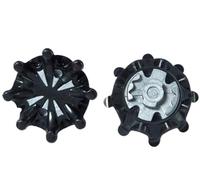 weiemgs 20 Pezzi Tacchetti Spike Per Scarpe Da Golf Con Chiave - Compatibile Con Adidas, Callaway, FootJoy, NIKE, Oakley, Puma, Skechers, Pins Sistemi Scarpe Da Golf(Nero)