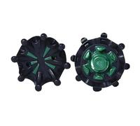 weiemgs 20 Pezzi Tacchetti Spike Per Scarpe Da Golf Con Chiave - Compatibile Con FootJoy, Nike, Callaway, Puma, ASICS, Ecco, SQAIRZ, Oakley, Adidas, Fast Twist, Sistemi Tri-Lok, Slim-LOK(Giallo)