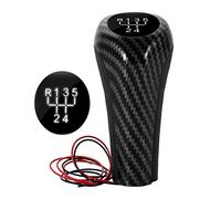 WEIFANAA Pomelli Leva Cambio Per BMW F30 E60 E61 E28 E34 E39 X1 E84 X4 F26 M3 M4 M5 5 6 Velocità Pomello Cambio Manuale Con Luce LED Leva Cambio Maniglia Bastone(5 Speed WhiteLight)